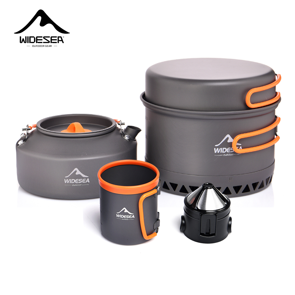 Coffee Equipment For Camping - Camping Servies Outdoor Kookgerei Set Potten