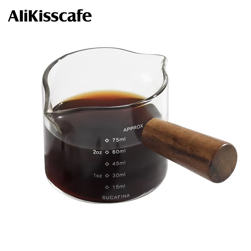 Espresso Shot Glass - Espressokopje Koffie Meten Borrelglas Extractie Kan